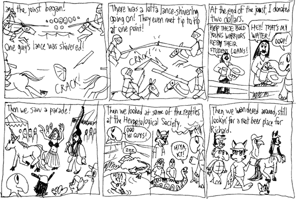 Shivering lances. Parade & reptiles.